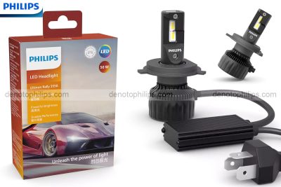 Đèn led oto h4 siêu sáng philips rally 3550 50w tăng sáng 160%