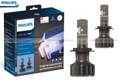 Đèn led oto siêu sáng h7 philips pro9000 tăng sáng 250%